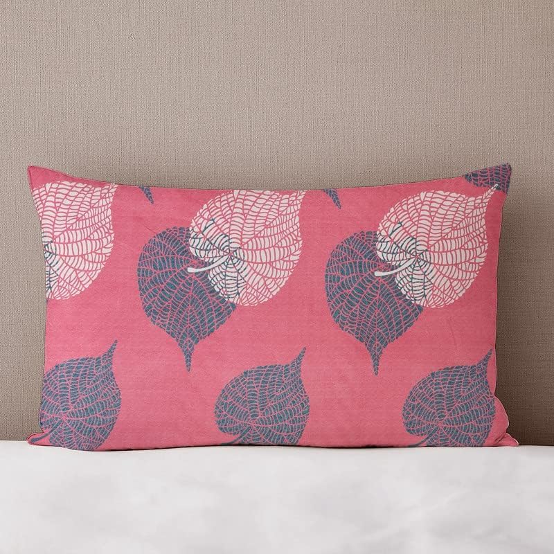 BSB مجموعة BSB HOME Prime 160tc من الألياف الدقيقة القطنية القابلة للتنفس والمريحة للغاية مع غطاءين وسادة بحجم كينج - وردي ورمادي - Image 5