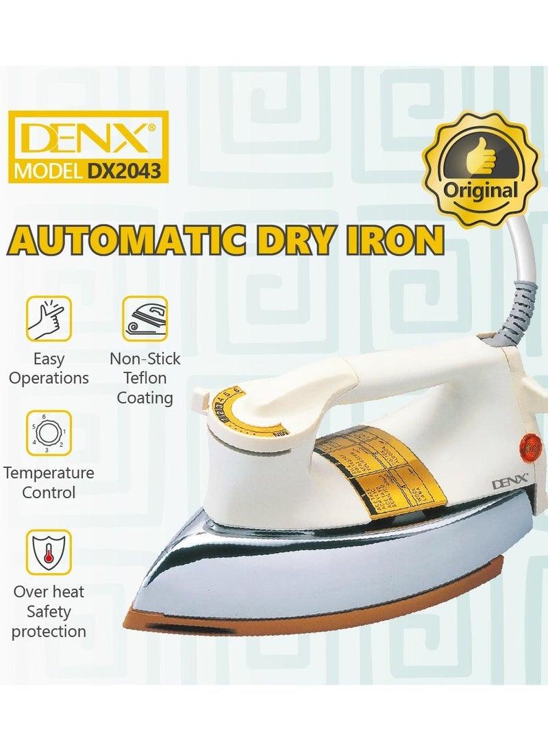 Denx An Automatic Iron With An Advanced Safety System And Various Temperature Settings For Ironing Various Clothes - Image 4