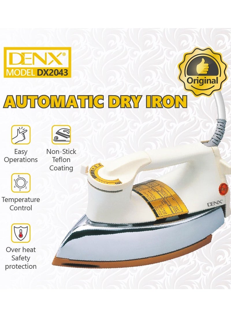 Denx An Automatic Iron With An Advanced Safety System And Various Temperature Settings For Ironing Various Clothes - Image 5