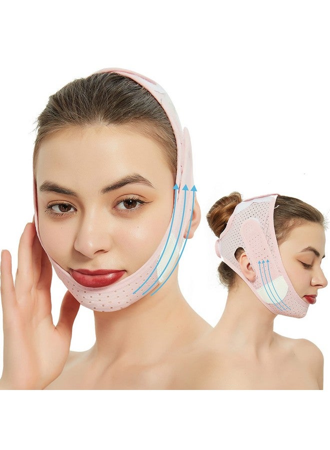 Galeboy Double Chin Reducer Double Chin Eliminator V Line Lifting Mask Chin Strap for Double Chin for Women Double Chin Strap Face Slimming V Shaped Belt Reusable Facial Slimmer Shaper For Women and Men  - Image 2