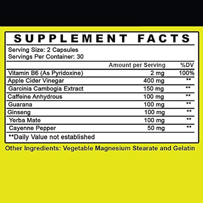 Angry Supplements كبسولات كافيين أنغري إنرجي من أنغري سابليمنتس، معزّز طاقة طبيعي بالكامل وغير معدل وراثيًا، يزيد من القدرة على التحمل والتركيز، صحة العقل والجسد (1-زجاجة) - Image 4