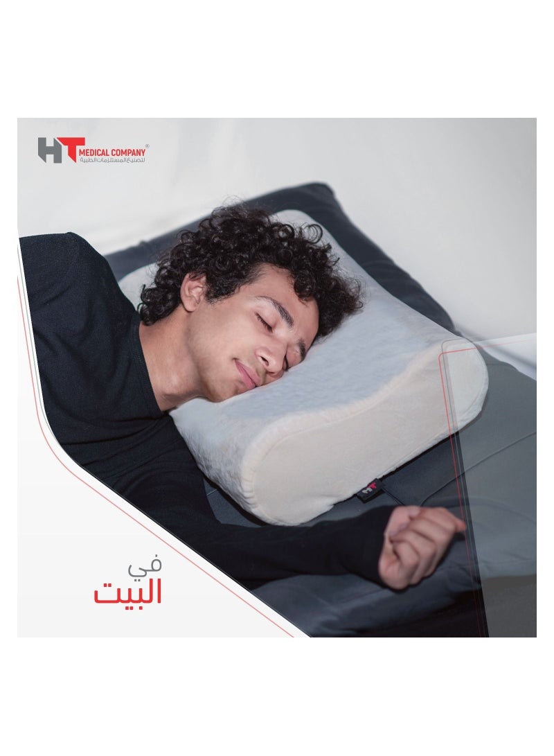 HT Memory Foam Spine Neck Shoulder Pain Prevention Orthopedic Sleep Pillow - Image 3