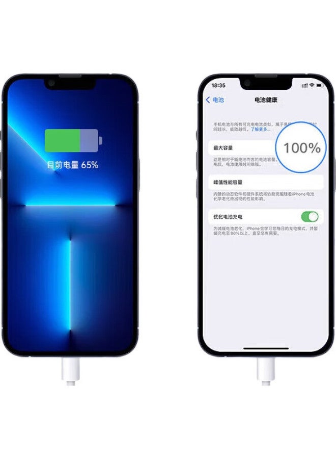 KOVOL كابل بيانات سريع الشحن Pd20W متوافق مع أبل 14/13، من نوع C إلى Lightning، مناسب لأيفون 12/11 برو/Xs ماكس، كابل شحن الهاتف [2 متر] - Image 3