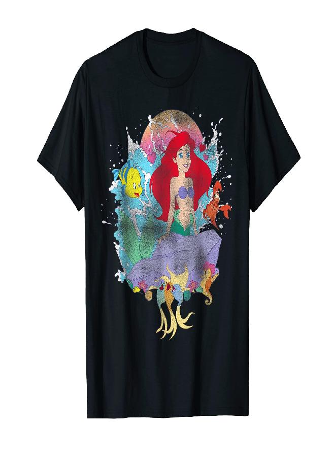 Disney Disney The Little Mermaid Ariel Splash T-Shirt  - Image 5
