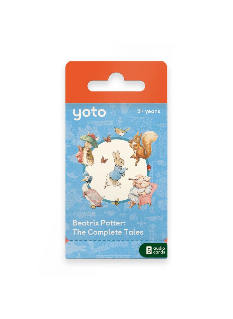 YOTO Yoto Beatrix Potter: The Complete Tales – 5 Kids Audio Cards for Use with Player & Mini All-in-1 Audio Device, Educational Screen-Free Listening with Fun Playtime Bedtime Travel Stories, Ages 3+  - Image 1
