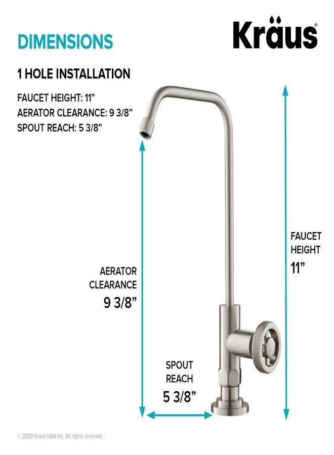 KRAUS Urbix 100% Lead-Free Kitchen Water Filter Faucet in Spot Free Stainless Steel, FF-101SFS - Image 4