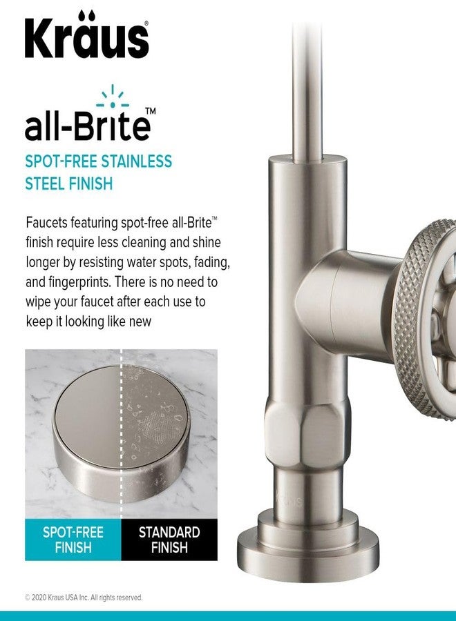 KRAUS Urbix 100% Lead-Free Kitchen Water Filter Faucet in Spot Free Stainless Steel, FF-101SFS - Image 3