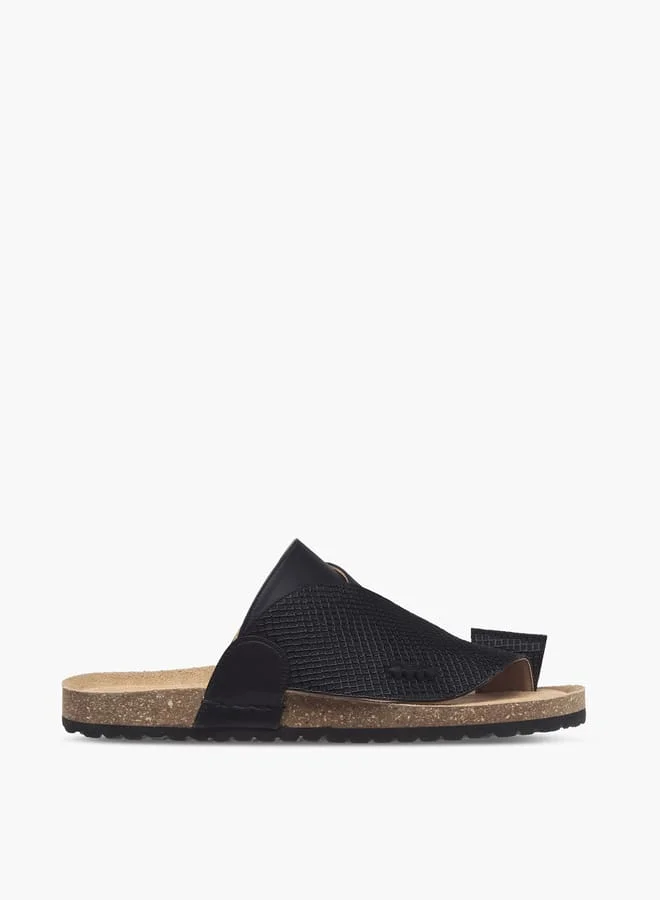 Al Waha Men Panelled Slip-On Arabic Sandals