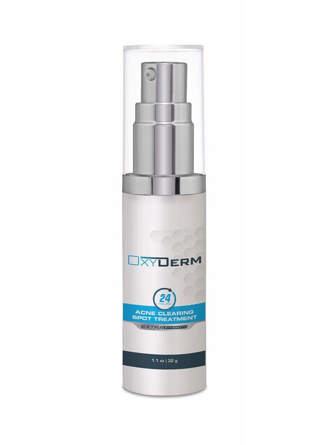 OxyDerm Acne Spot Treatment- Overnight Pimple Treatment for All Skin Types without Over Drying your Skin. Removal for Inflamed Blackheads, Whiteheads, Cystic Acne. Results within Hours for Adults & Teens. - Image 1