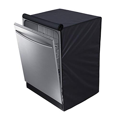 Star Weaves Dishwasher Cover Suitable for All Brands, IFB, Bosch, Siemens, LG, Samsung, Voltas, Godrej, Whirlpool of 12, 13, 14, and 15 Place Setting (61cms X 61cms X 81cms) - DWFLCIMGR - Image 1