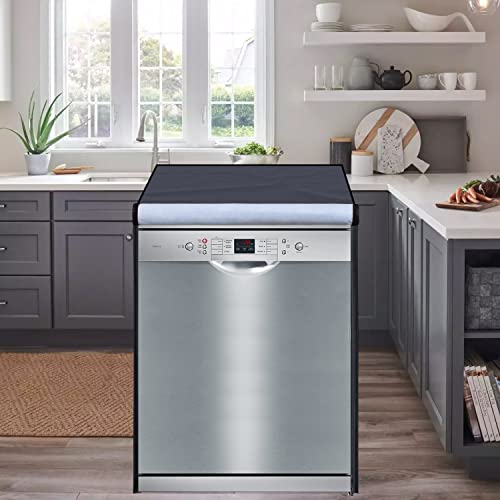 Star Weaves Dishwasher Cover Suitable for All Brands, IFB, Bosch, Siemens, LG, Samsung, Voltas, Godrej, Whirlpool of 12, 13, 14, and 15 Place Setting (61cms X 61cms X 81cms) - DWFLCIMGR - Image 2