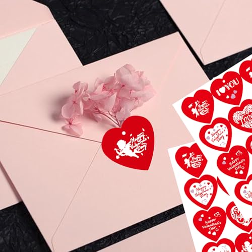 Ccswybf 80Pcs Heart Stickers for Valentines, 1.5" Valentine Sticker Love Stickers Valentines Labels Stickers for Valentine's Day Party - Image 5