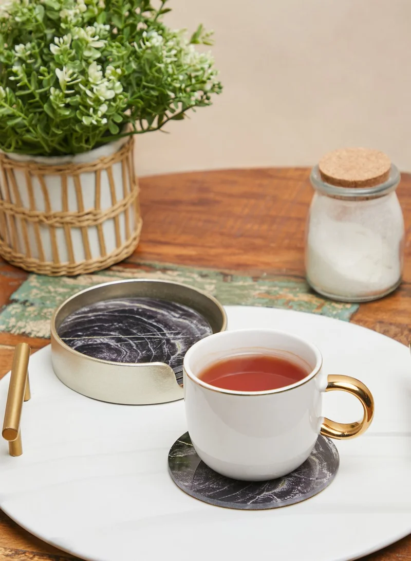 Shruti Set Of 4 Slate Coasters