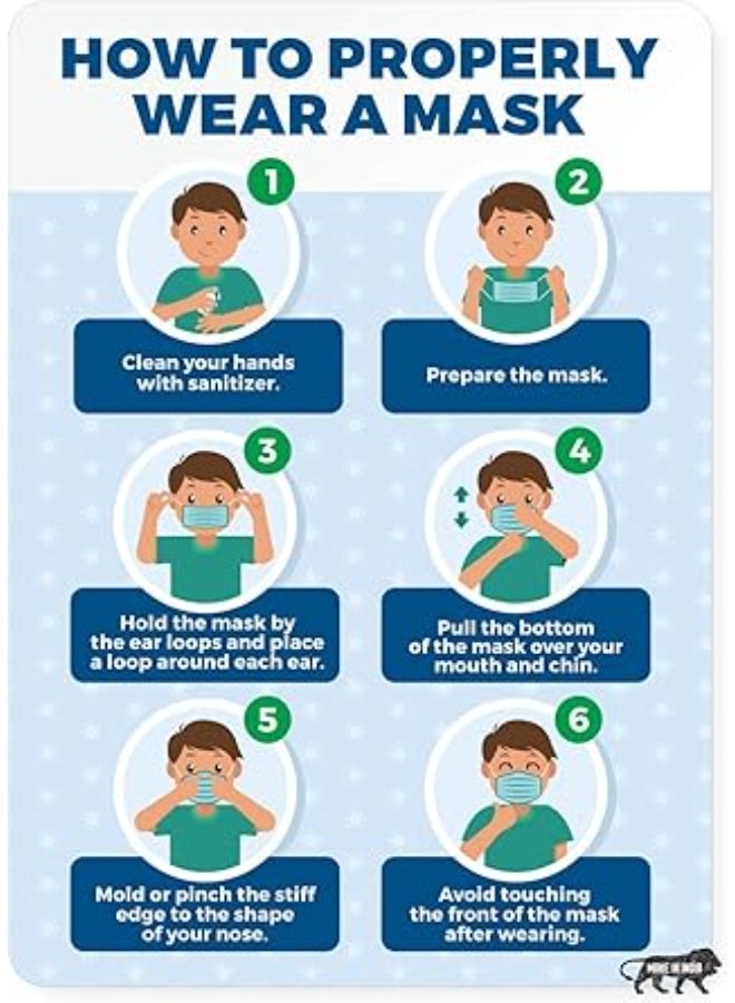 Xtore Breathable Cotton Mask | Reusable | Washable | 2 layer - (Pack of 6 - Peach, Red, Green, Light Blue, Dark Blue, Violet) - Image 4