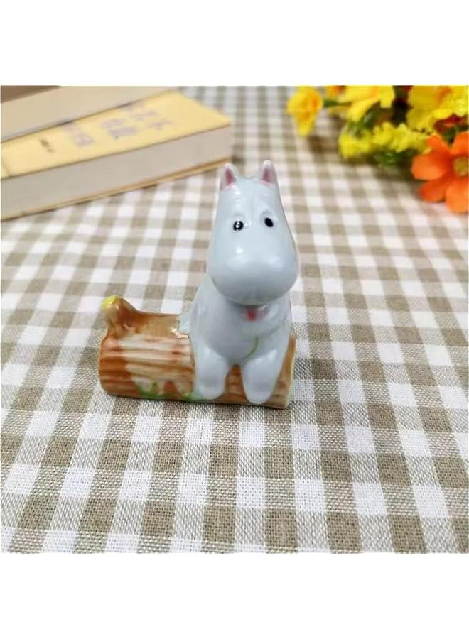 Hippo chopsticks holder in Japanese grocery cartoon animal series for household decorations  - Image 4