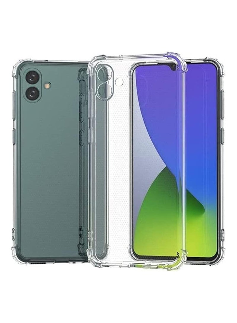 Samsung Galaxy A04 / Samsung Galaxy M13 5G Clear Transparent Case Soft Flexible Silicone Back Cover Shockproof Case with Reinforced Bumper Corner for Samsung Galaxy A04 / M13 5G Clear - Image 1