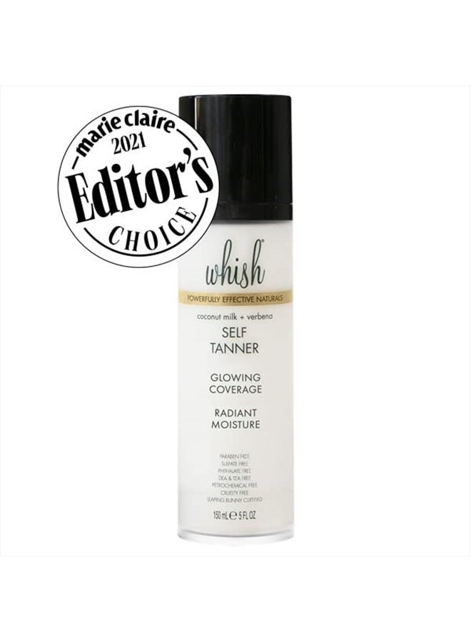 Whish Beauty Coconut Milk And Verbena Self Tanner For All Skin Tones, 5 Fl Oz - Image 1
