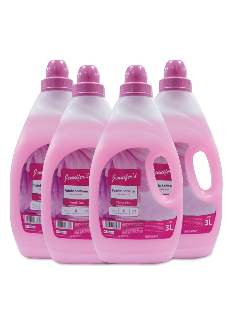 Jennifer's Fabric Softener Floral Pink - Image 1