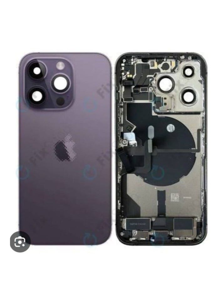 Replacement Mid-Frame housing Cover for iphone 14pro Purple