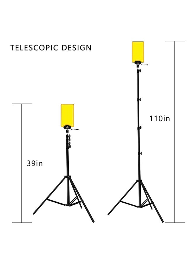 كونبيكس مصباح تخييم عملي ومتين، إضاءة خارجية، إضاءة فناء، قابل للطي، متوافق مع جهاز التحكم عن بعد، يعمل بالبطارية أو مثبت على السيارة. - Image 4