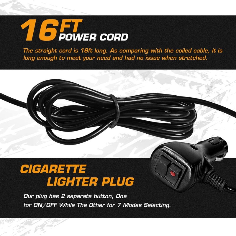 LINKITOM Rooftop LED Strobe Lights - Amber - Image 4