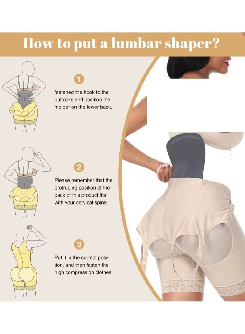 GMORO Lipo Foam Compression Ab Board Post Surgery Abdominal Board Liposuction Black  - Image 5