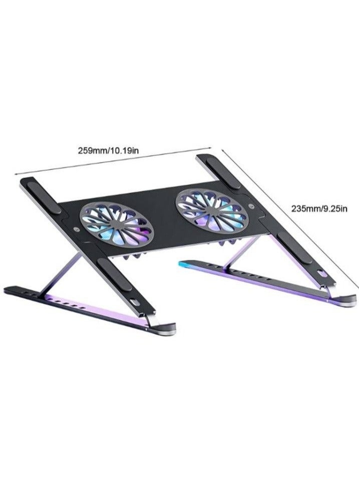 P11-F Cooling Bracket Fan Aluminum Alloy Radiator Laptop Holder - Image 3