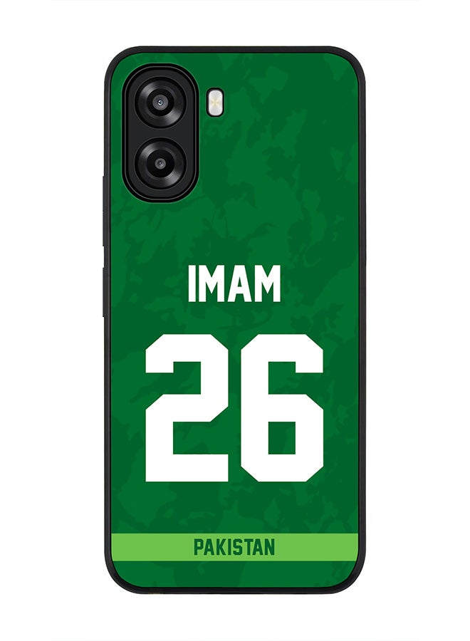 Stylizedd For Oppo A6x 5G / A6x 4G Case,Slim fit Camera Protection, Shockproof Thin Phone cover  - Pakistan ImamulHaq, Jersey No 26 - Image 1