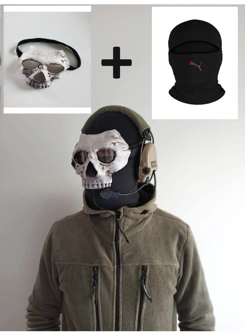 Call Of Duty Modern Warfare Ghost Mask + Ski Mask - pzsku/ZCDFAB1B4EE9734090125Z/45/_/1737448235/2e97cbaf-9f5d-4da3-adb2-b493c18a7a86