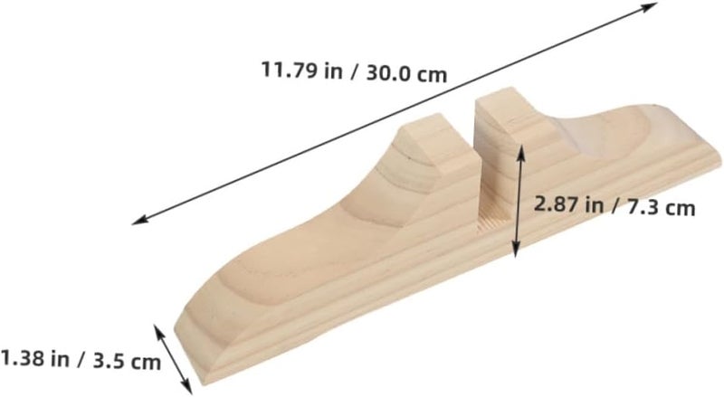 Generic 3pcs Wooden Divider Stand Bases with Wear-Resistant Brackets Smooth Polished Surface Portable Partition Supports for Home Office Privacy Screens and Panel Separators - Image 4