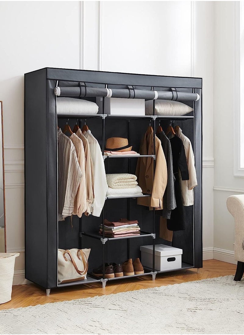 Roman Gifts Premium Fabric Wardrobe Organizer Portable Wardrobe Closet Clothes Organizer  - Image 2