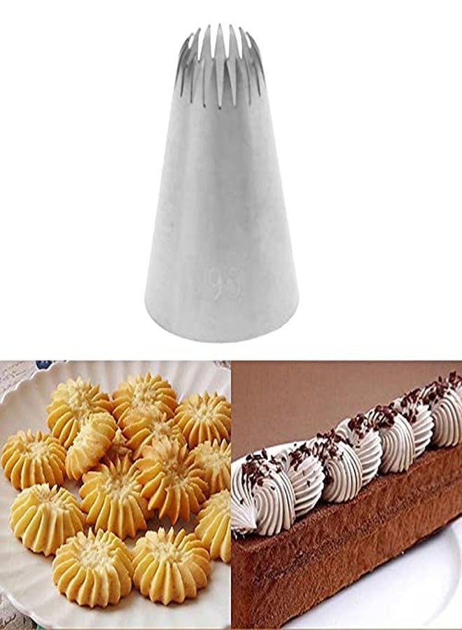 NF Noble Foods Cake Head Metal Icing Piping Nozzles Stainless Steel Cake Cream Decoration Tips Cookies Pastry Tools - Image 1
