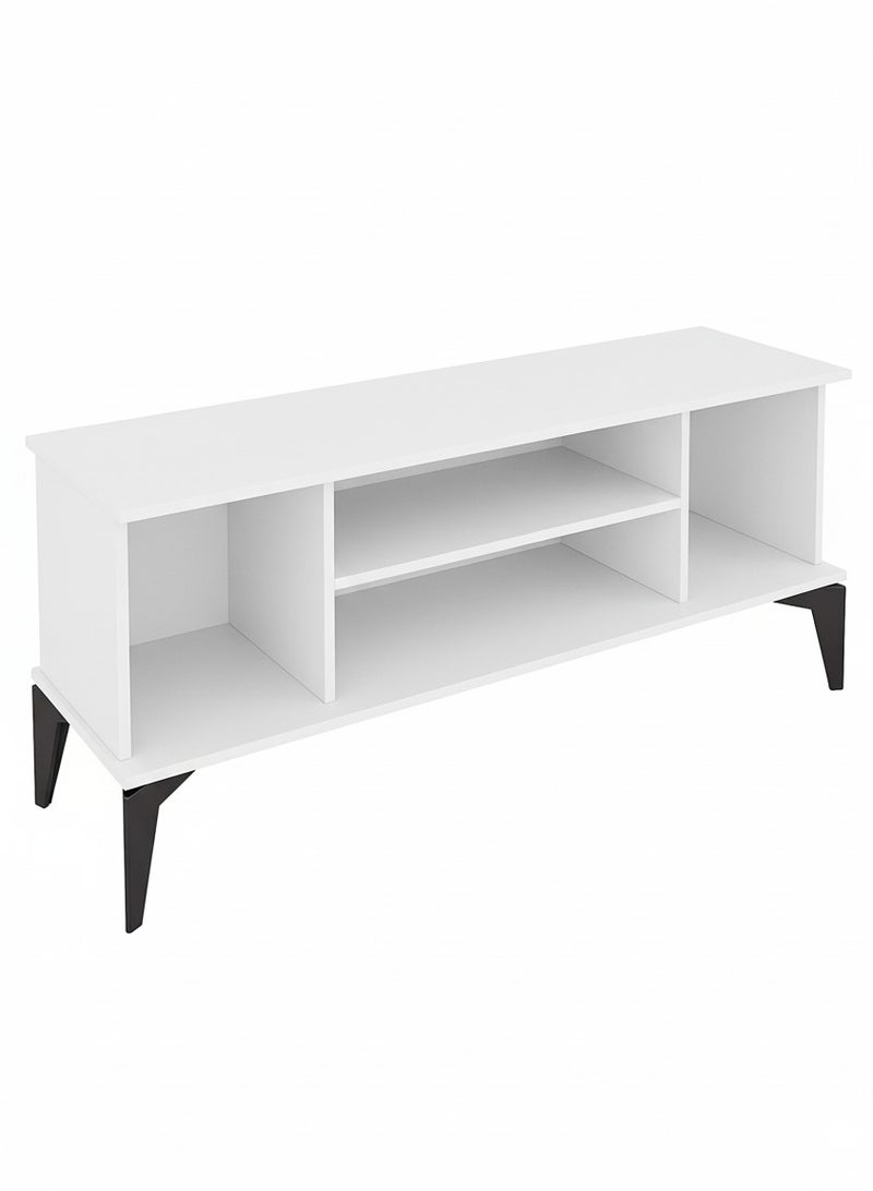 DANTA HOME TV Table That Adds Elegance To Your Home, 120x50x30 cm, Made Of Wood - White - Image 1