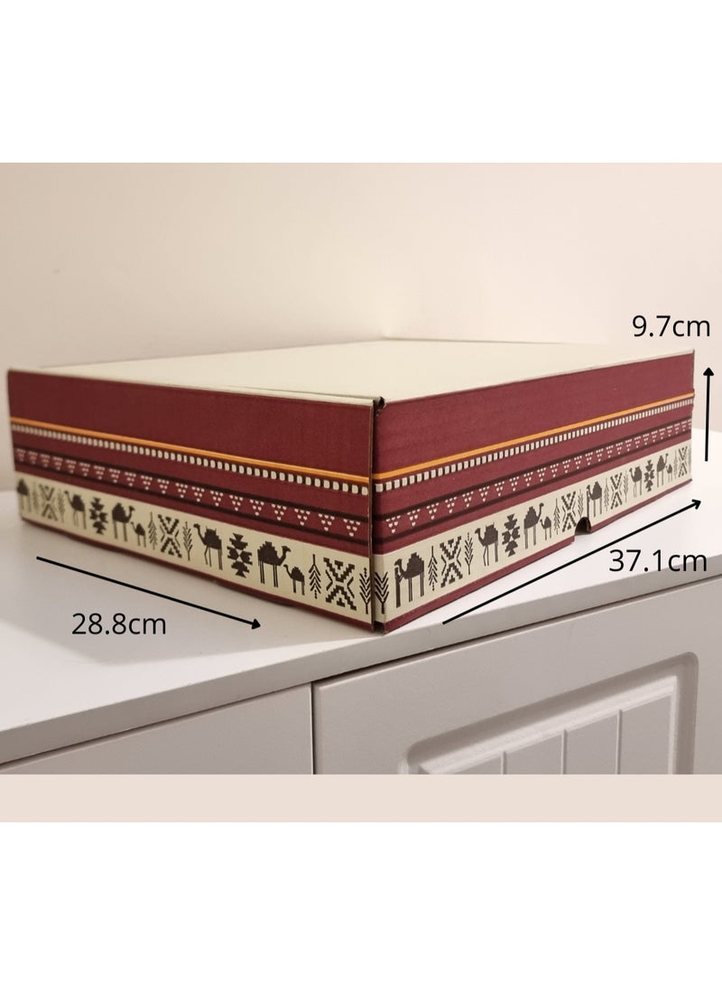 Corrugated Shipping Boxes 37x28.8x9.7 CM Pack of 20, Cardboard Mailer Boxes for Small Business, Easy Fold Kraft Packaging Boxes, No Tape Required, Shipping Packaging for E-Commerce, Gifts, Crafts and Storage(heritage) - Image 5