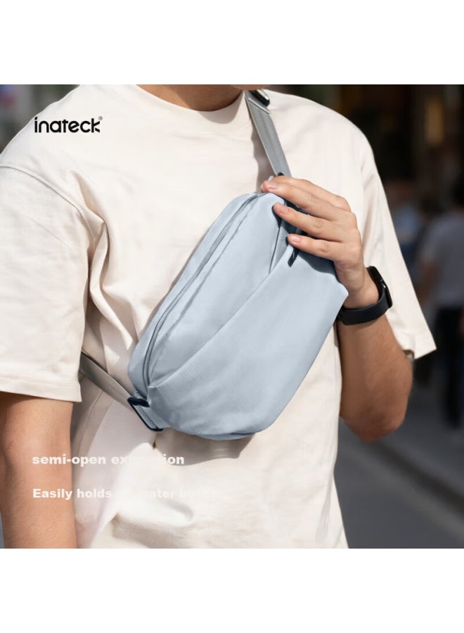 Inateck Large Capacity Crossbody Shoulder Chest Waist Bag Casual Sports Phone Storage Bag Flagship Edition | Evening Blue | Gift Box - Image 1