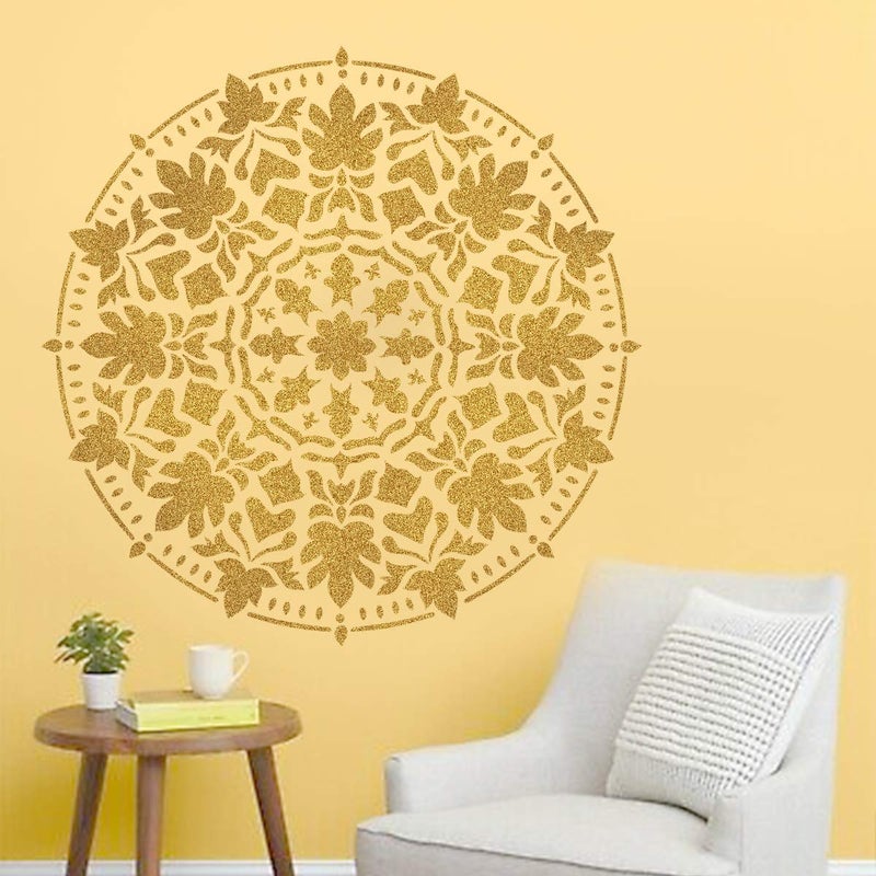 DECORZE Design in Mandala Design Wall Painting Stencils Wall Design Stencils Living Room - Image 5