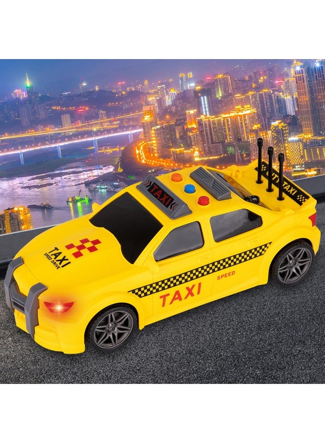ArtCreativity لعبة سيارة الأجرة الصفراء من آرت كرييتيفيتي - 9 إنش - سيارة أجرة للأطفال مع أضواء أمامية - تصميم رياضي نموذج سيارة أجرة مدينة نيويورك مع مؤثرات صوتية واقعية للأولاد والبنات - سيارات ألعاب رائعة للأولاد 3+ - Image 1