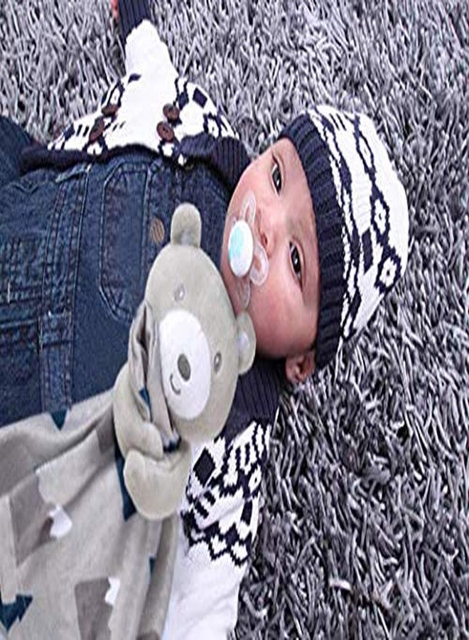 Baby Essentials Minky Animal Snuggler Lovey Blanket for Kids, Babies, Boys, Girls, Gender Neutral Security Blanket with Stuffed Animal (Beloved Snowcap Bear) - Image 3