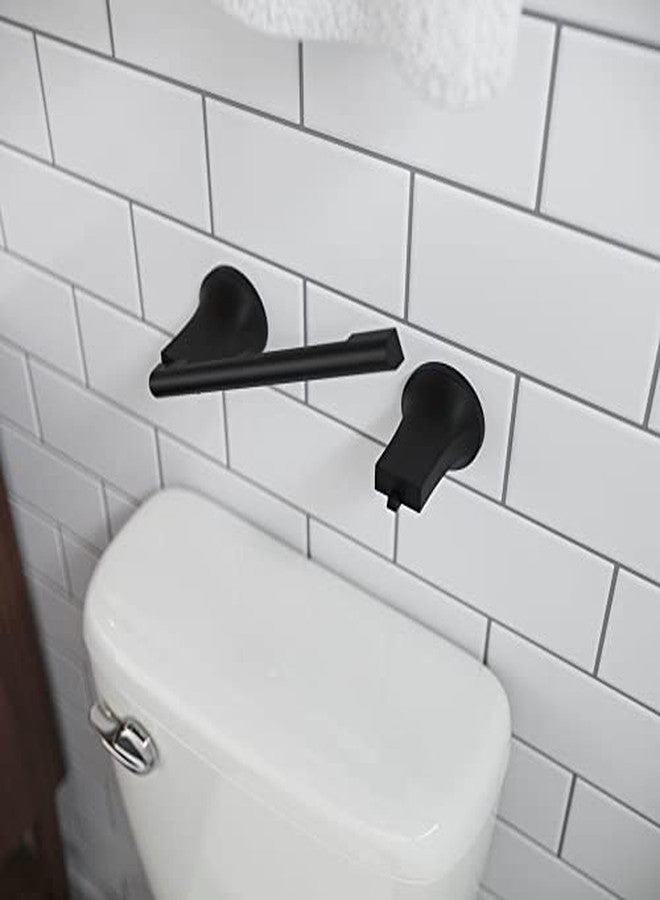 Pfister BPHPFM0B Pfirst Modern Toilet Paper Holder, Matte Black - Image 3