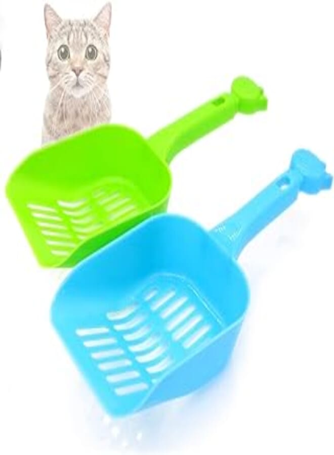 MMCPET 2 PCs Cat Litter Scoop Shovel - Cat Cleaning Tool - Cat Sand Cleaning Product