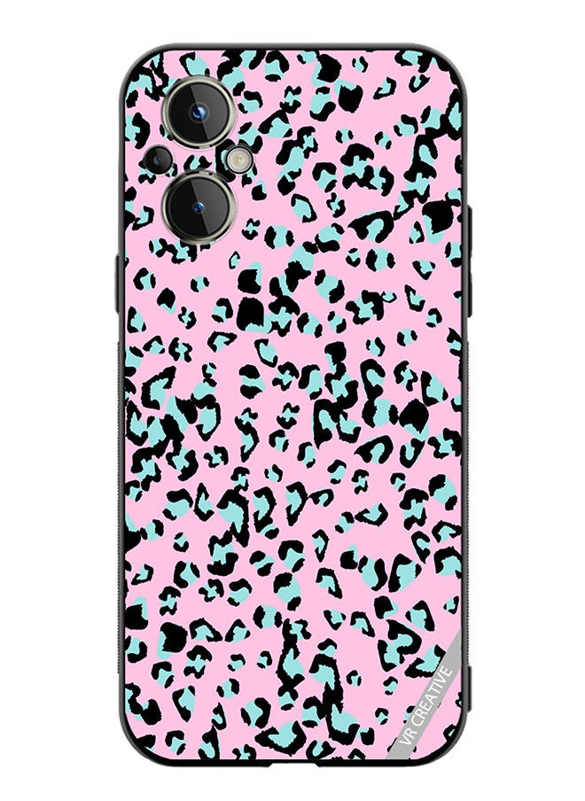 Protective Case Cover For OnePlus Nord N20 5G Pink Leopard Print Design Animal Skin Pattern Vector Illustration Design Multicolour