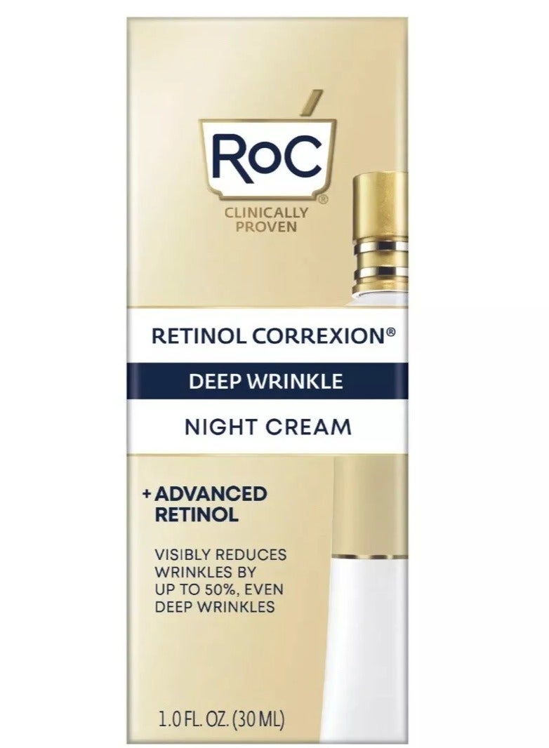 Roc retinol correxion deep wrinkle night cream 30mL - Image 1