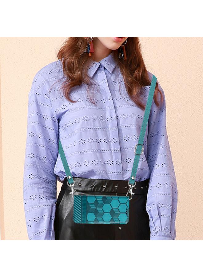 اس-توب جراب لهاتف Samsung Galaxy A54 5G Crossbody Football Texture Magnetic PU - Image 5