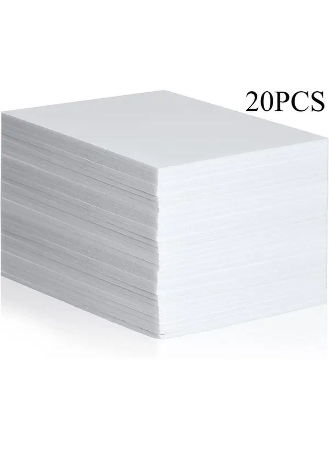 20 Pack White Foam Boards For Photography Backdrops School Projects And Posters - Image 1