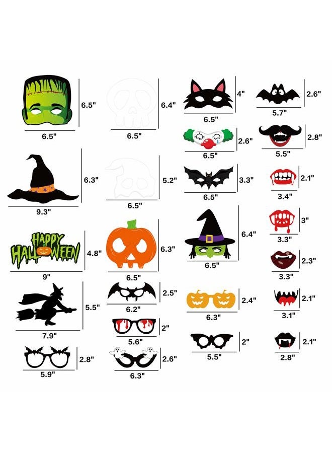 Moon Boat 30Ct Halloween Haunted House Hanging Swirl Yard Party Decorations - Creepy Bats/ Spiders/ Witch Ceiling Supplies - Image 4