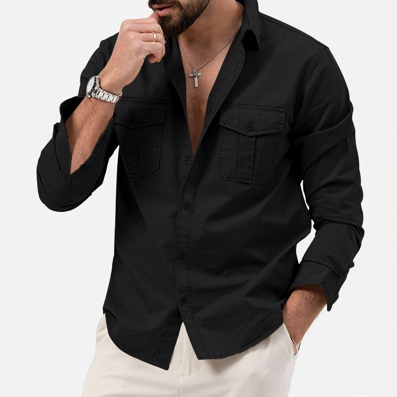 Long Sleeve Workwear White - Image 2