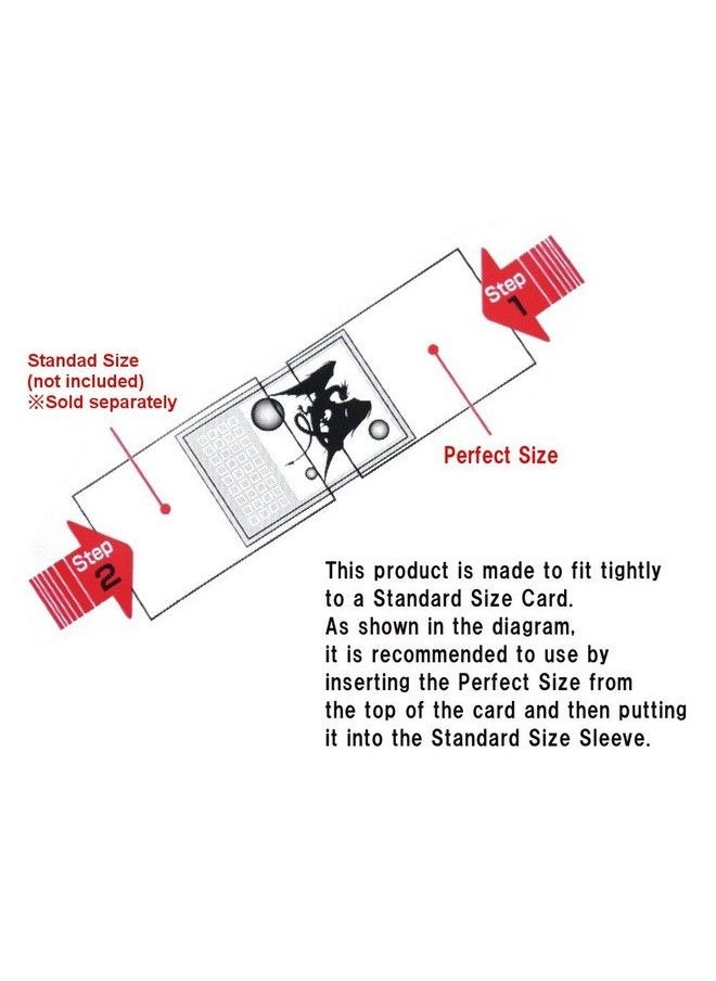 KMC 100 Pochettes Card Barrier Perfect Size Soft Sleeves 2 Pack Value Set !  - Image 3