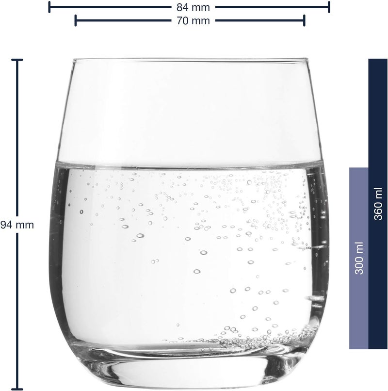 Leonardo 20960 207084 White Wine Tumbler, Tivoli, 12.2 fl oz (360 ml), Set of 6 - Image 3