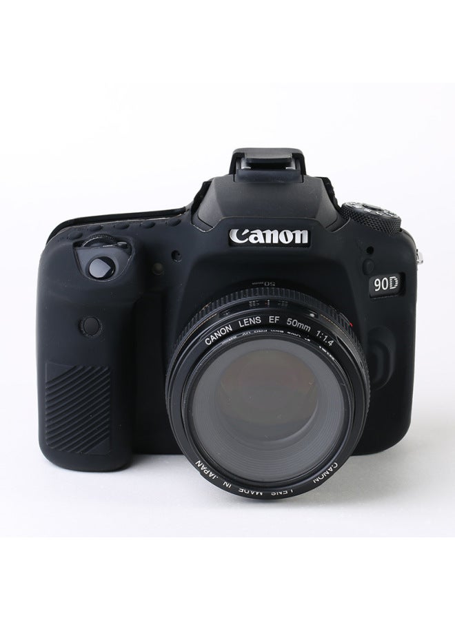 For Canon SLR EOS 90D Silicone Case/Protective Case EOS 6DII Special SLR Drop-resistant Silicone Case-Color:6DII Camouflage  - Image 4