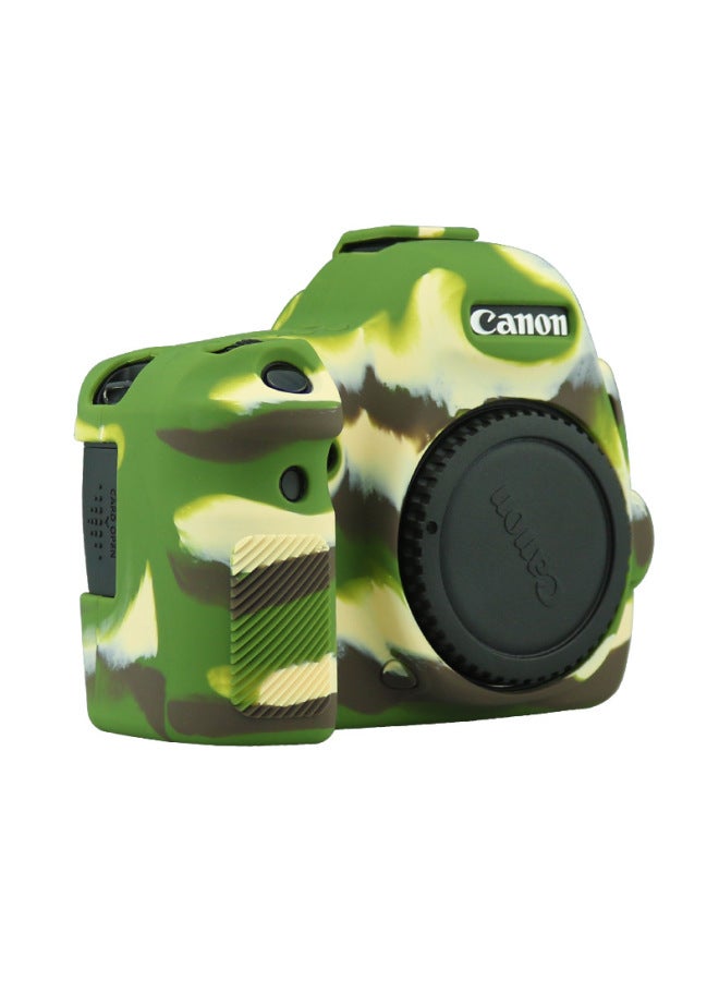 For Canon SLR EOS 90D Silicone Case/Protective Case EOS 6DII Special SLR Drop-resistant Silicone Case-Color:6DII Camouflage  - Image 5